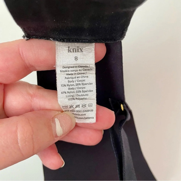 Knix Wingwoman Contour Wireless Bra Black Size 8 - Picture 8 of 9